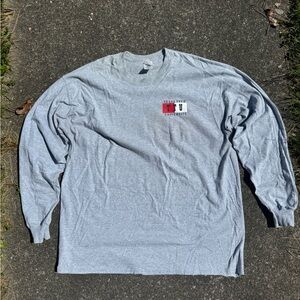 Fruit of the Loom Gray Long Sleeve Tee